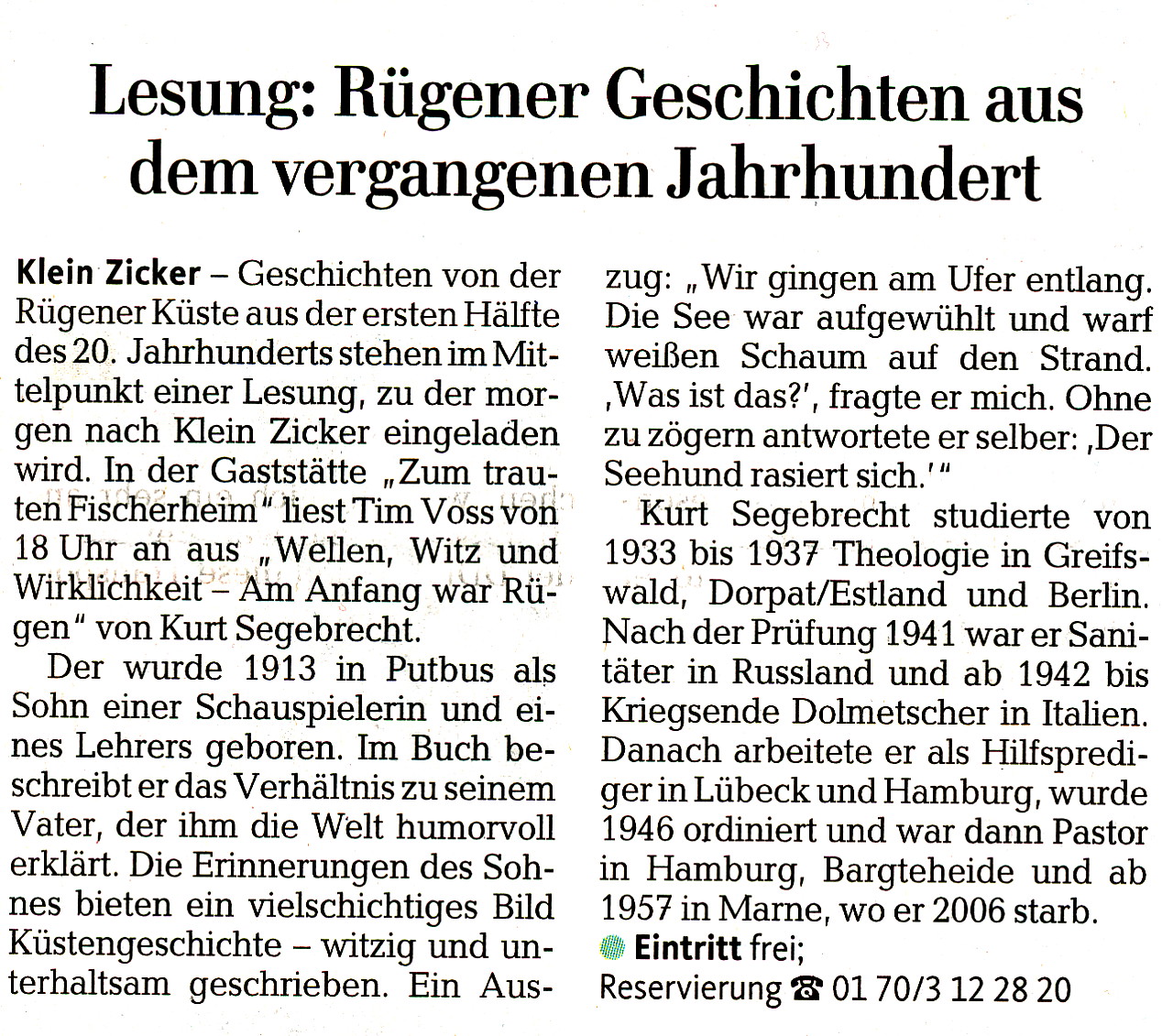 LesungR�gener Gesch